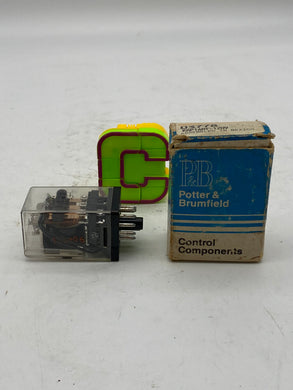 Potter & Brumfield KAP14AY-120V Relay *Lot of (2) w/ (1) Box* (Open Box)