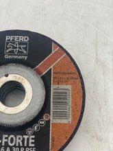 Load image into Gallery viewer, PFERD PS-Forte E125-6 A30 P PSF 5&quot;x1/4&quot;x7/8&quot; INOX Stainless Grinding Wheel *Box of (4)* (Open Box)