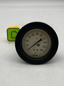 Marsh Bellofram H2058 3.5 1/4 NPT 0-300 PSI Pressure Gauge (Used)