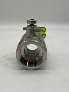 Warren 1020 2" Ball Valve, CF8M, 1500 WOG w/o Handle (No Box)