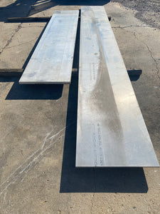 5083-H116 Aluminum Plate, 1.25" X 23.75" X 120" (Unused)