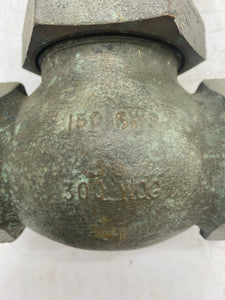 Nibco T-235-Y, 1 1/4" Globe Valve, Bronze, 150 SWP, 300 WOG (No Box)