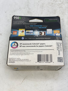HP Officejet 950XL Black Ink Cartridge *Lot of (3)* (New)