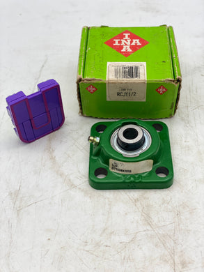 INA RCJY1/2 Cast Iron Bearing w/ Set Screw (Open Box)