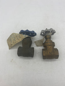 Nibco T-18 & T-29, 3/4" Gate Valve, Bronze, 200 WOG, 200 W *Lot of (2)* (No Box)