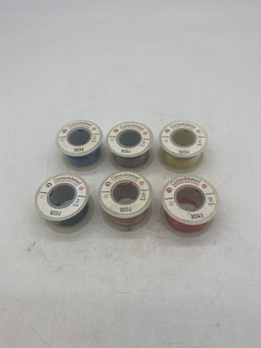 Consolidated Electronic Wire & Cable, Assorted Colors, 25' Roll, *Lot of (6)* (Open Box)