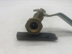 Hammond 8901, 1/4" Brass Ball Valve, 800 WOG (No Box)