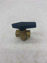 Load image into Gallery viewer, Brass Panel Mount Diverting Ball Valve,  1/4&quot; FNPT (No Box)