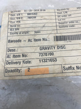 Load image into Gallery viewer, Alfa Laval 7370700 Gravity Disc, *Lot of (2)* (Open Box)