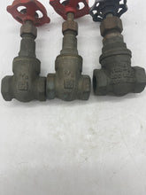 Load image into Gallery viewer, Gate Valve, 3/8&quot;,125 PSI, 200 WOG, *Lot of (3)* (No Box)