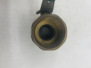 Hammond Fig 8201 1-1/4" Ball Valve, 150 SWP, 400 WOG *Lot of (2)* (No Box)