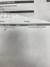 Load image into Gallery viewer, MMC Int. L-Shape Gasket For MMC- CL Cover, A-1215-13, *Lot of (4) in Package* (Open Box)