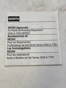 North 770030L Silicone Half Mask *Lot of (4)* (New)