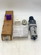 Load image into Gallery viewer, Parker P33EA14EGMBNMP Compact Global Modular Airline Filter/Regulator (New)