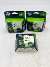 Load image into Gallery viewer, HP CC641WL 60XL Black Ink Cartridge *Lot of (3)* (New)