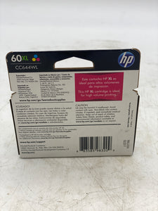 HP CC644WL 60XL Tricolor Ink Cartridge *Lot of (3)* (New)