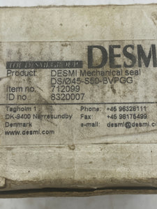 Desmi 712099, Mechanical Shaft Seal  (New)