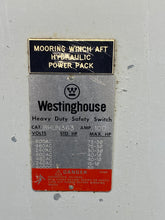 Load image into Gallery viewer, Westinghouse RHUN363 Heavy Duty Safety Switch, Rain Proof (Used)