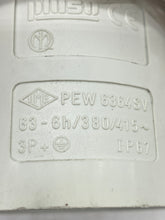 Load image into Gallery viewer, Pluso PEW 6363SV, 63-6H/380/415, 3P IP67, Mobile Plug, Red, Straight (No Box)