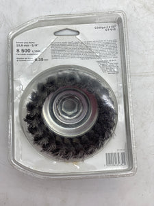 Truper CT-610 4" Twist Knot Wire Cup Brush *Lot of (2)* (New)