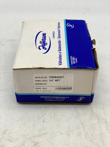 Jefferson 1365BA22CT Solenoid Valve, Ser. 8127, 1/4” (New)
