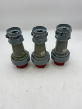 Load image into Gallery viewer, Mennekes 1110A 63A-6h/380-415V Pin and Sleeve Plug Connector, *Lot of (3)* (Used)