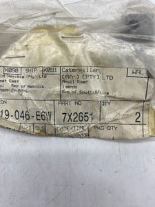 Caterpillar 7X2651 Slotted Castle Nut, *Lot of (2) Nuts* (Open Box)