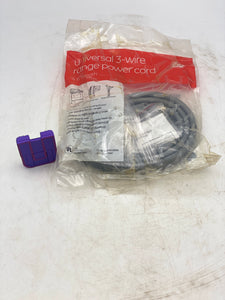 GE WX09X10006 Range Power Cord, 3-Wire, 4ft. Length (New)