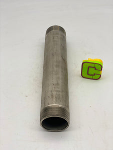 Stainless Steel 2" Pipe, 12" Length *Lot of (6)* (No Box)