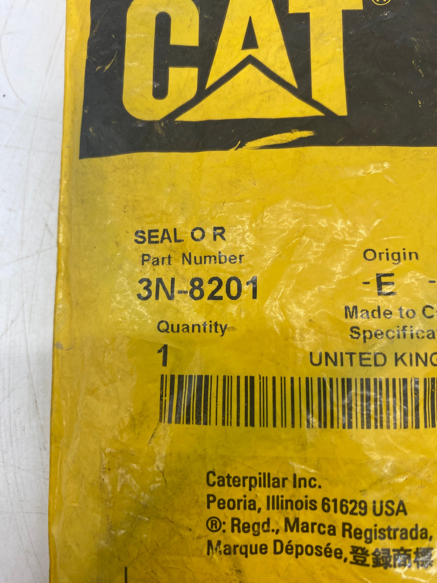 Caterpillar 3N-8201 O-Ring, *Lot of (6)* (New) – Gulf Asset Recovery