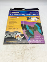 Load image into Gallery viewer, Fellowes 5396403 ImageLast A3 80 Mic. Laminating Pouch 25pk *Lot of (4)* (New)