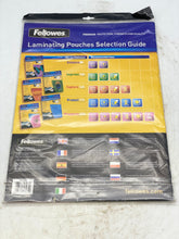 Load image into Gallery viewer, Fellowes 5396403 ImageLast A3 80 Mic. Laminating Pouch 25pk *Lot of (4)* (New)