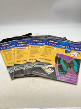 Load image into Gallery viewer, Fellowes 5396403 ImageLast A3 80 Mic. Laminating Pouch 25pk *Lot of (4)* (New)