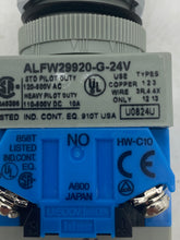 Load image into Gallery viewer, IDEC ALFW29920-G-24V Green Push Button Control Unit (New)