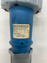 Load image into Gallery viewer, Mennekes 278 Pin and Sleeve Plug, 16A, 200-250V, 4-Pin 2-Pole 3-Wire *Lot of (2)* (Used)