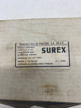 Load image into Gallery viewer, Surex 2530002B Pressure Gauge, 0-600 PSI, Stainless, 1/4&quot;NPT (Open Box)