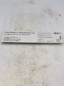 Philips F8T5/CW Plus Cool White Fluorescent Tube Light Bulb, 8W, 12" *Lot of (3)* (New)