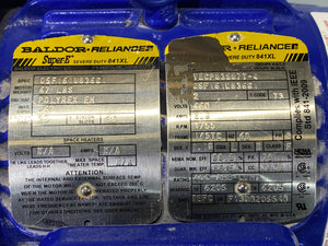 Baldor Reliance VECP83587T-4 Electric Motor, 3 Phase (No Box)