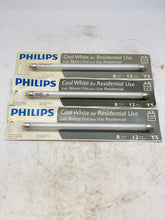 Load image into Gallery viewer, Philips F8T5/CW Plus Cool White Fluorescent Tube Light Bulb, 8W, 12&quot; *Lot of (3)* (New)