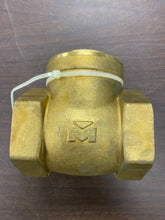 Load image into Gallery viewer, 2&quot; Brass Swing Check Valve, FNPT x FNPT (No Box)