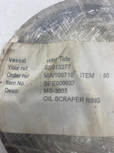 Sperre MS-3505 Oil Scraper Ring, *Lot of (4)* (Open Box)