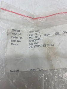 Sperre MS-3528 Oil Scraper Ring, *Lot of (4)* (Open Box)