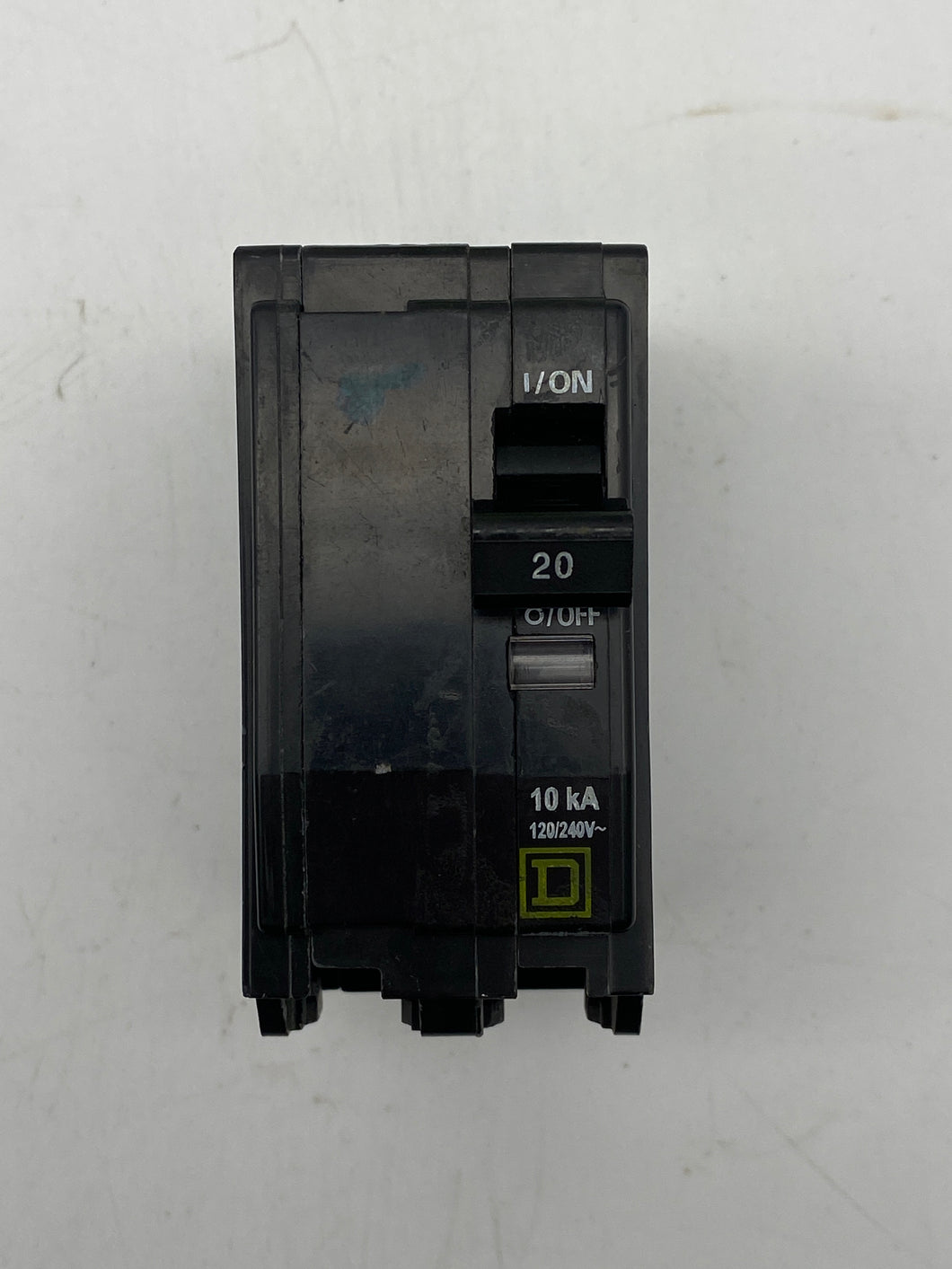 Square D Q0B220 2-Pole Circuit Breaker, 20 Amp *Lot of (4)* (Used)