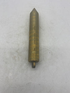 Lufkin 590 Plumb Bob, Brass, 22 oz., 6" Long