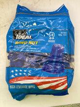 Load image into Gallery viewer, Ideal 30-654 Wing-Nut Wire Connectors, Blue, 100/Bag *Box of (10) Bags* (New)