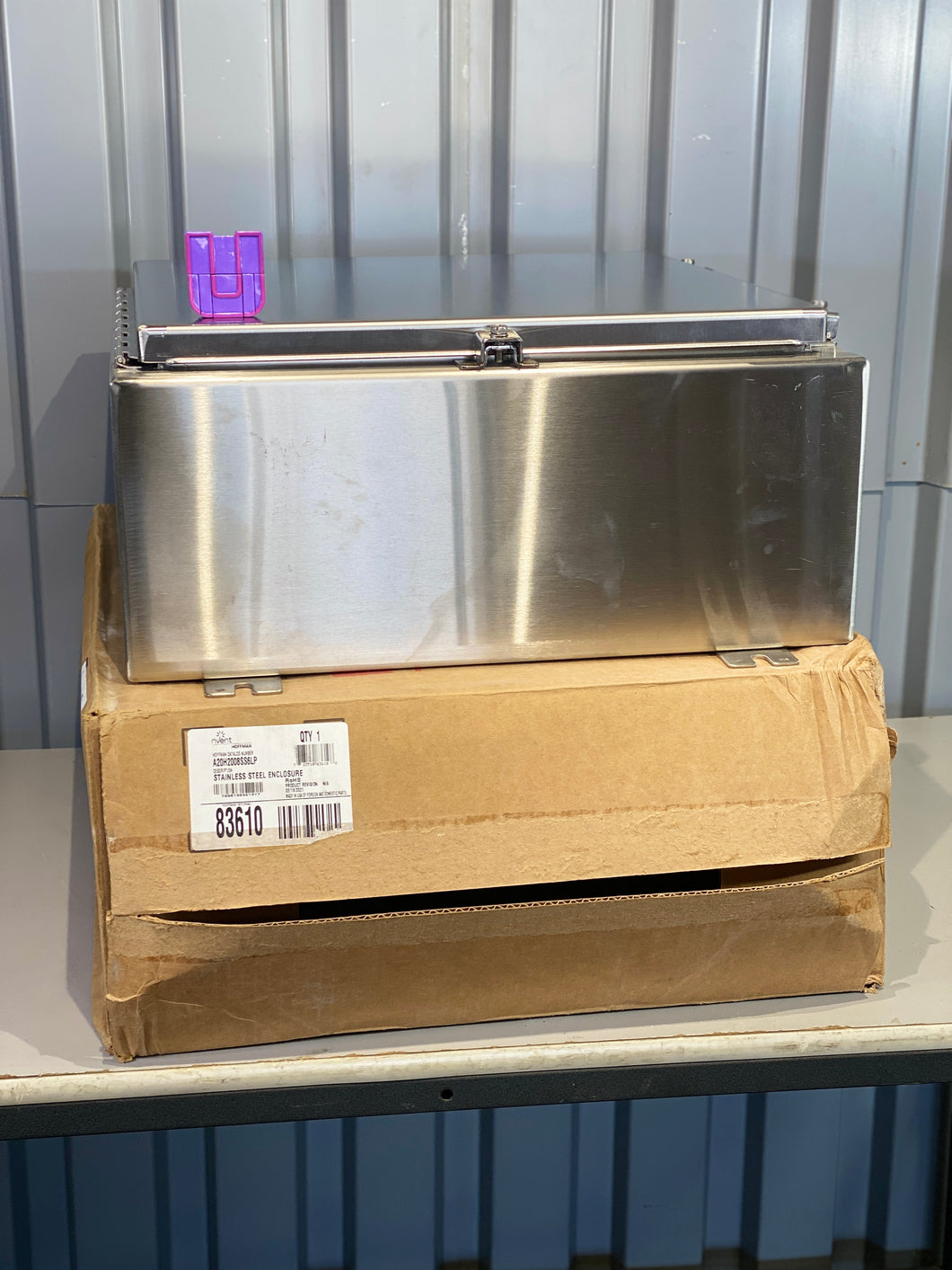 Hoffman A20H2008SS6LP Enclosure, 316SS Wallmount (Open Box)
