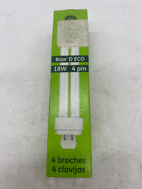 GE General Electric F18DBX/841/ECO4P Biax D Eco Bulb, 4-Pin, 18W, *Lot of (14)* (Open Box)