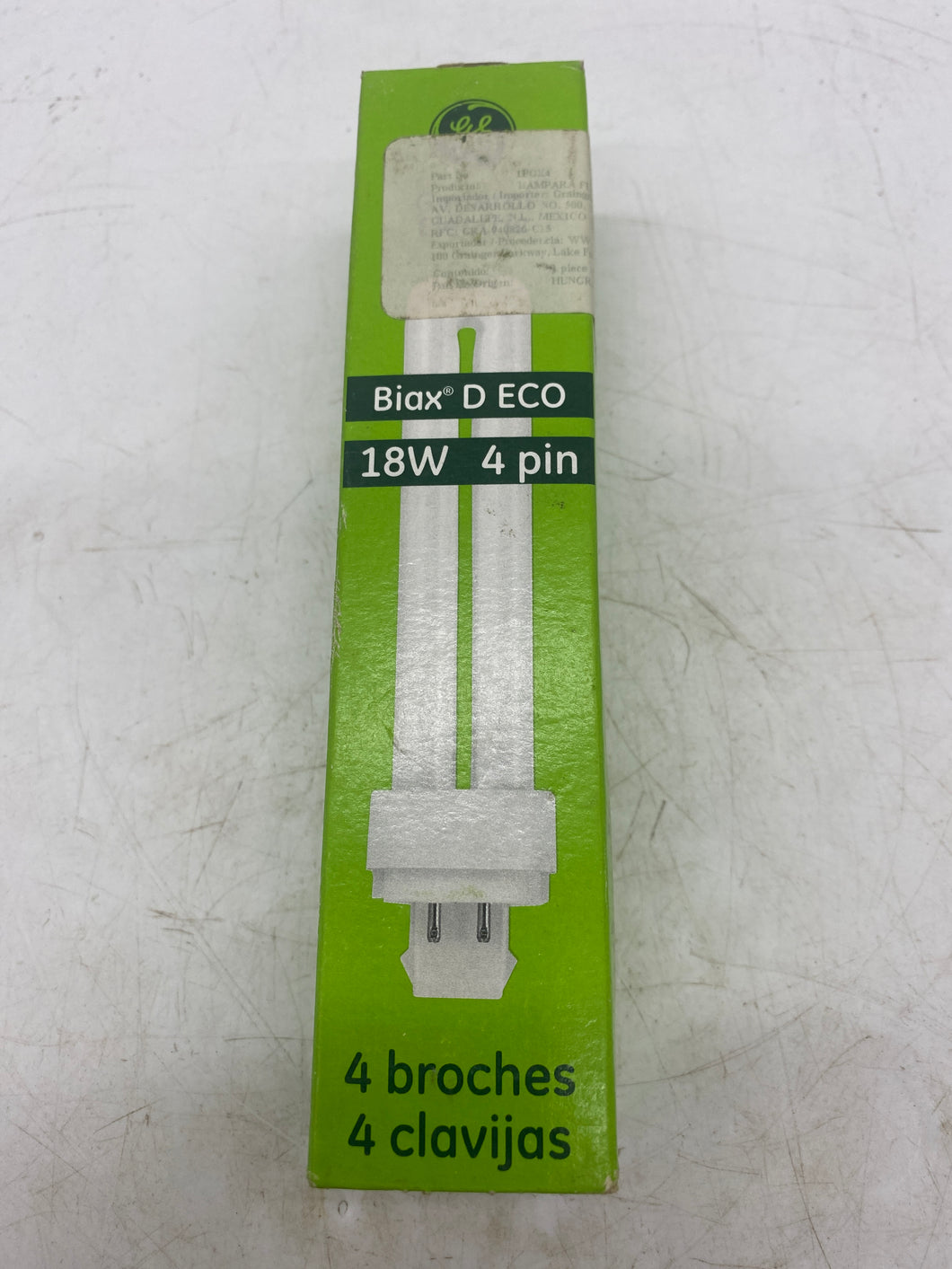 GE General Electric F18DBX/841/ECO4P Biax D Eco Bulb, 4-Pin, 18W, *Lot of (14)* (Open Box)