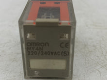 Load image into Gallery viewer, Omron MY4N Relay, 220/240 VAC, *Lot of (5)* (Used)