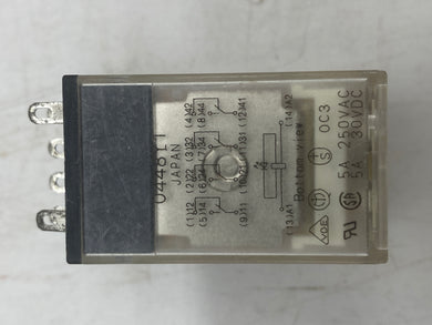 Omron MY4N Relay, 220/240 VAC, *Lot of (5)* (Used)